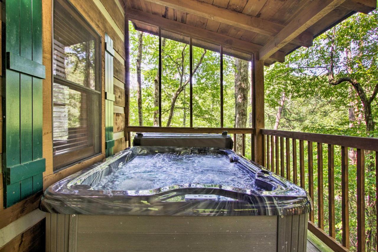 Secluded Forest Cabin, 4 Mi To Downtown Gatlinburg Vila Exterior foto